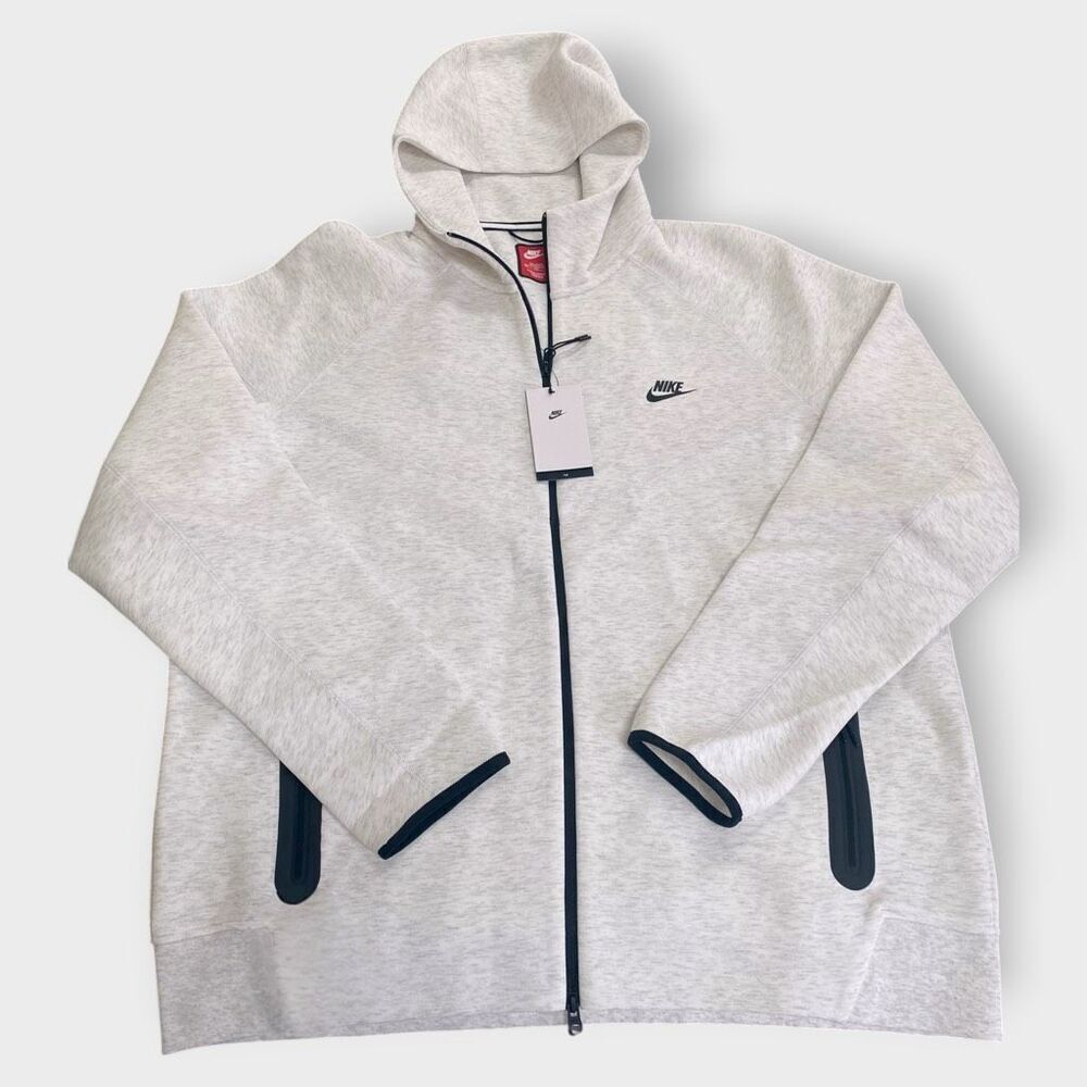 Nike Sportswear Tech Fleece Windrunner Heather Gray Hoodie Mens size 2XL-Tall